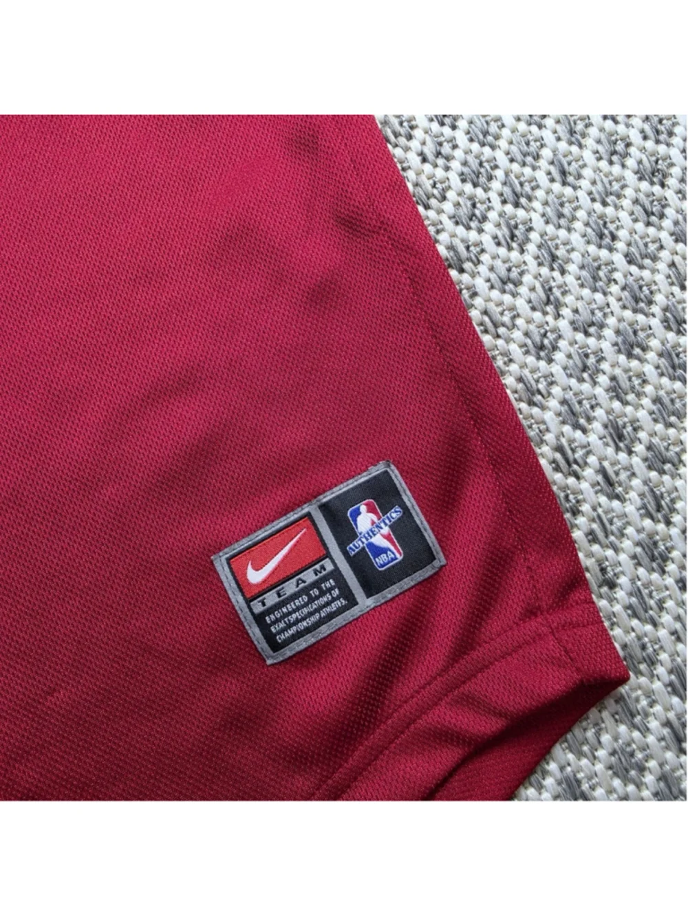 Vintage Nike Team Miami Heat NBA Shooting Shirt Warm Up Red Long Sleeve Men XXL
